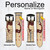 CA0569 Wooden Raindeer Graphic Printed Leather & Silicone Smart Watch Band Strap For Samsung Galaxy Watch, Gear, Active