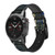 CA0004 Curcuid Board Leather & Silicone Smart Watch Band Strap For Garmin Smartwatch