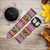 CA0258 Aztec Tribal Pattern Leather & Silicone Smart Watch Band Strap For Garmin Smartwatch