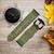 CA0479 Gustav Klimt Poppy Field Leather & Silicone Smart Watch Band Strap For Garmin Smartwatch