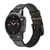 CA0770 Caffeine Molecular Leather & Silicone Smart Watch Band Strap For Garmin Smartwatch