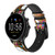 CA0196 Tiki Man Toilet Leather & Silicone Smart Watch Band Strap For Fossil Smartwatch
