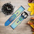 CA0260 Bhuddha Aura Chakra Balancing Healing Leather & Silicone Smart Watch Band Strap For Wristwatch Smartwatch