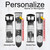 CA0343 Yin Yang Wood Graphic Printed Leather & Silicone Smart Watch Band Strap For Wristwatch Smartwatch