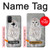 S1566 Snowy Owl White Owl Case For OnePlus Nord N10 5G
