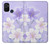 S2361 Purple White Flowers Case For OnePlus Nord N10 5G