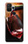 S2396 Red Wine Bottle And Glass Case For OnePlus Nord N10 5G