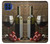 S1316 Grapes Bottle and Glass of Red Wine Case For Motorola One 5G