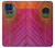 S3201 Pink Peacock Feather Case For Motorola One 5G