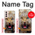 S1932 Blue Eyed Leopard Case For Samsung Galaxy S21 5G