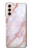 S3482 Soft Pink Marble Graphic Print Case For Samsung Galaxy S21 5G