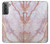 S3482 Soft Pink Marble Graphic Print Case For Samsung Galaxy S21 5G