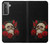 S3753 Dark Gothic Goth Skull Roses Case For Samsung Galaxy S21 5G