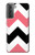 S1849 Pink Black Chevron Zigzag Case For Samsung Galaxy S21 Plus 5G, Galaxy S21+ 5G