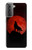 S2955 Wolf Howling Red Moon Case For Samsung Galaxy S21 Plus 5G, Galaxy S21+ 5G