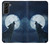 S3693 Grim White Wolf Full Moon Case For Samsung Galaxy S21 Plus 5G, Galaxy S21+ 5G