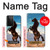 S0934 Wild Black Horse Case For Samsung Galaxy S21 Ultra 5G