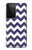 S2345 Navy Blue Shavron Zig Zag Pattern Case For Samsung Galaxy S21 Ultra 5G
