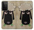 S2826 Cute Cartoon Unsleep Black Sheep Case For Samsung Galaxy S21 Ultra 5G