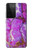 S2907 Purple Turquoise Stone Case For Samsung Galaxy S21 Ultra 5G