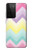 S3514 Rainbow Zigzag Case For Samsung Galaxy S21 Ultra 5G