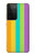 S3678 Colorful Rainbow Vertical Case For Samsung Galaxy S21 Ultra 5G