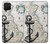 S1962 Nautical Chart Case For Samsung Galaxy A12