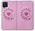 S2847 Pink Retro Rotary Phone Case For Samsung Galaxy A12