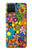 S3281 Colorful Hippie Flowers Pattern Case For Samsung Galaxy A12