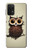 S0360 Coffee Owl Case For Samsung Galaxy A32 5G