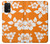 S2245 Hawaiian Hibiscus Orange Pattern Case For Samsung Galaxy A32 5G