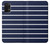 S2767 Navy White Striped Case For Samsung Galaxy A32 5G