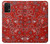 S3354 Red Classic Bandana Case For Samsung Galaxy A32 5G
