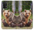S3558 Bear Family Case For Samsung Galaxy A32 5G