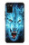 S0752 Blue Fire Grim Wolf Case For Samsung Galaxy A02s, Galaxy M02s