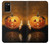 S1083 Pumpkin Spider Candles Halloween Case For Samsung Galaxy A02s, Galaxy M02s