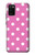 S2358 Pink Polka Dots Case For Samsung Galaxy A02s, Galaxy M02s