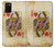 S2833 Poker Card Queen Hearts Case For Samsung Galaxy A02s, Galaxy M02s