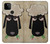 S2826 Cute Cartoon Unsleep Black Sheep Case For Google Pixel 5A 5G
