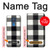 S2842 Black and White Buffalo Check Pattern Case For Motorola Moto G Play (2021)