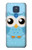 S3029 Cute Blue Owl Case For Motorola Moto G Play (2021)