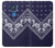S3357 Navy Blue Bandana Pattern Case For Motorola Moto G Play (2021)