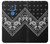 S3363 Bandana Black Pattern Case For Motorola Moto G Play (2021)