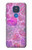 S3710 Pink Love Heart Case For Motorola Moto G Play (2021)