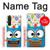 S2521 Cute Nerd Owl Cartoon Case For Sony Xperia 1 III