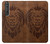 S2529 Leo Zodiac Tattoo Brown Graphic Print Case For Sony Xperia 1 III