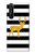S2794 Black and White Striped Deer Gold Sparkles Case For Sony Xperia 1 III
