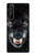S2823 Black Wolf Blue Eyes Face Case For Sony Xperia 1 III