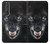 S2823 Black Wolf Blue Eyes Face Case For Sony Xperia 1 III