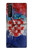 S3313 Croatia Flag Vintage Football Graphic Case For Sony Xperia 1 III